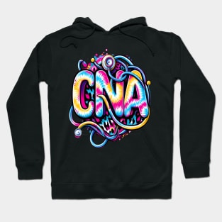 Tie Dye PCA Cute Nurse Day CNA RN Nurse Week Nursing Hoodie